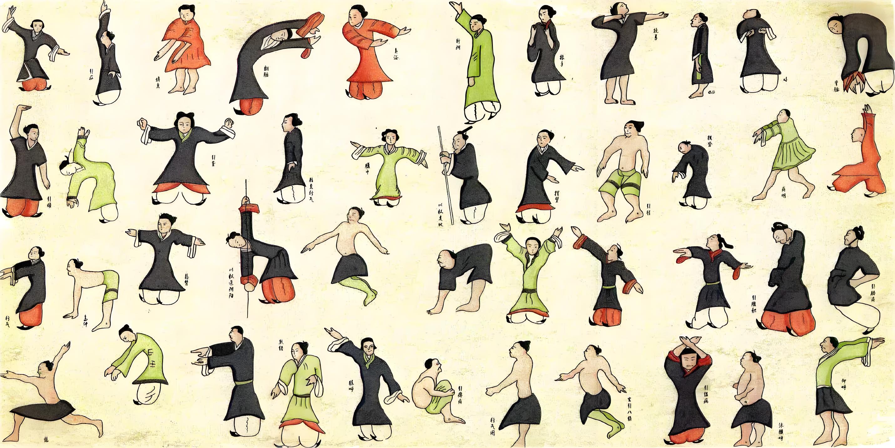 马王堆出土“导引图”